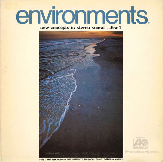 No Artist : Environments (New Concepts In Stereo Sound - Disc 1) (12", PR )