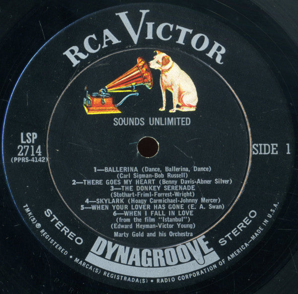 Marty Gold And His Orchestra : Sounds Unlimited (LP, Album)