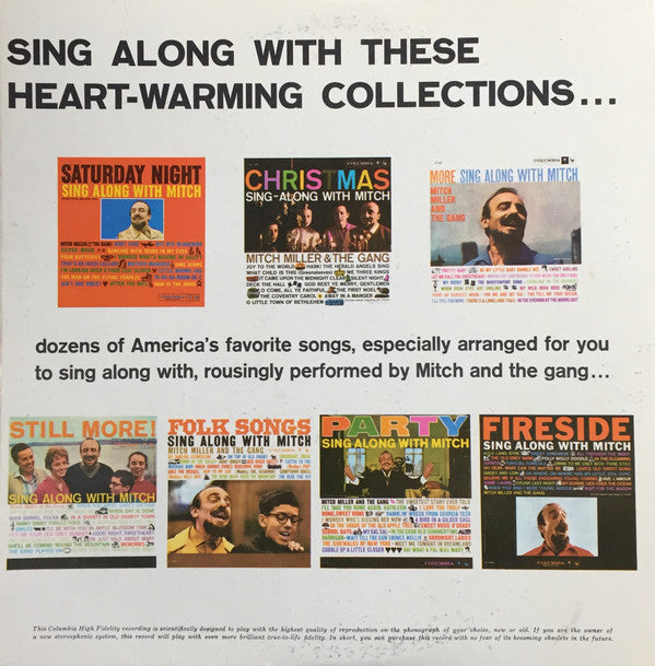 Mitch Miller And The Gang : Sing Along With Mitch (LP, Album, Mono)