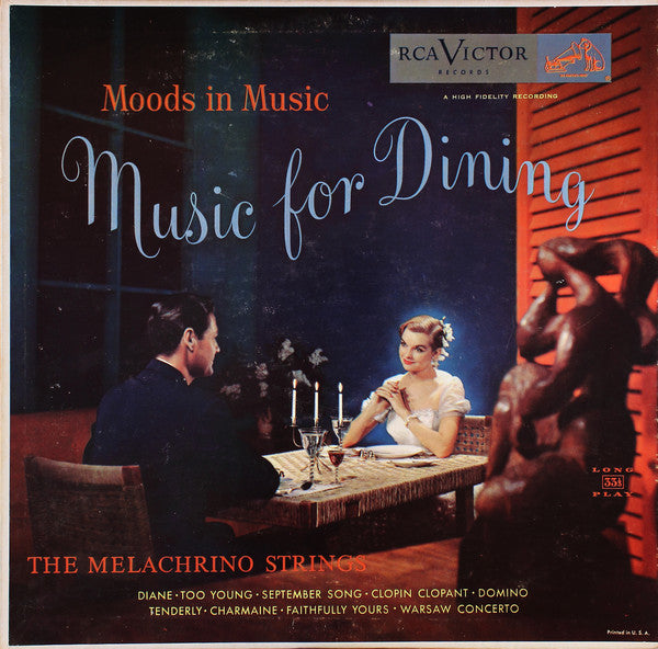 The Melachrino Strings : Music For Dining (LP, Album, Mono)