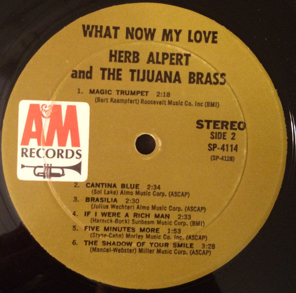 Herb Alpert & The Tijuana Brass : What Now My Love (LP, Album)