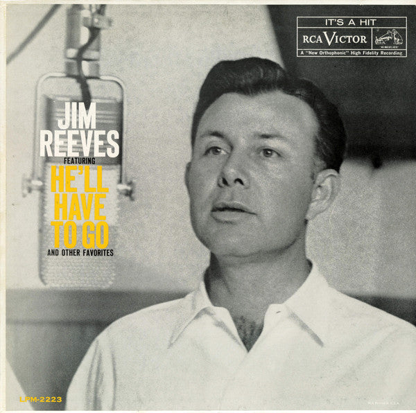 Jim Reeves : He'll Have To Go (LP, Album, Mono, Ind)