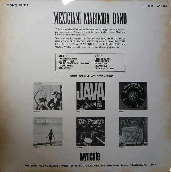The Mexicani Marimba Band : Mexicani Marimba Band, The (LP)