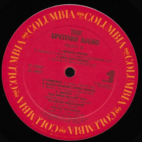 The Spitfire Band : Flight III (LP, Album)