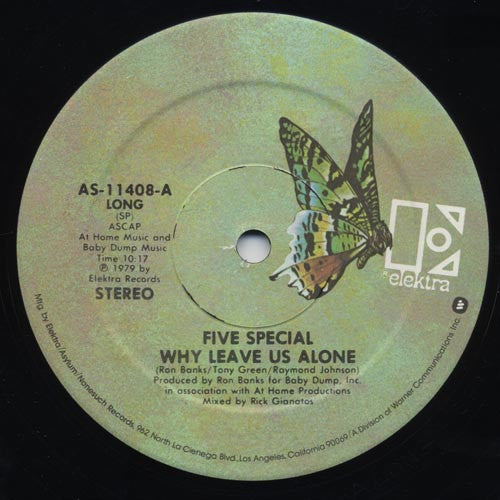 Five Special : Why Leave Us Alone (12")
