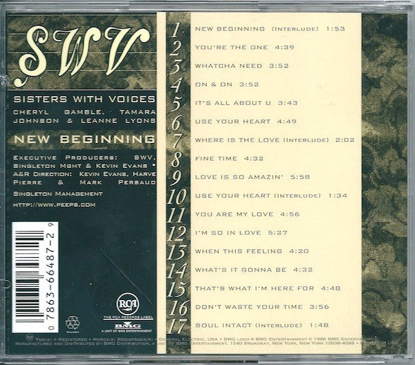 SWV : New Beginning (CD, Album)