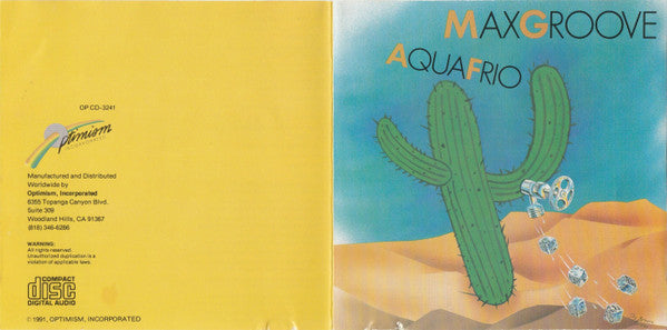 Max Groove : Aquafrio (CD, Album)