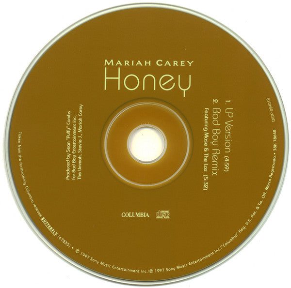Mariah Carey : Honey (CD, Single, Car)