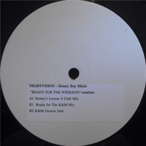 Nightvision : Ready For The Weekend (12", Promo, W/Lbl, Sti)