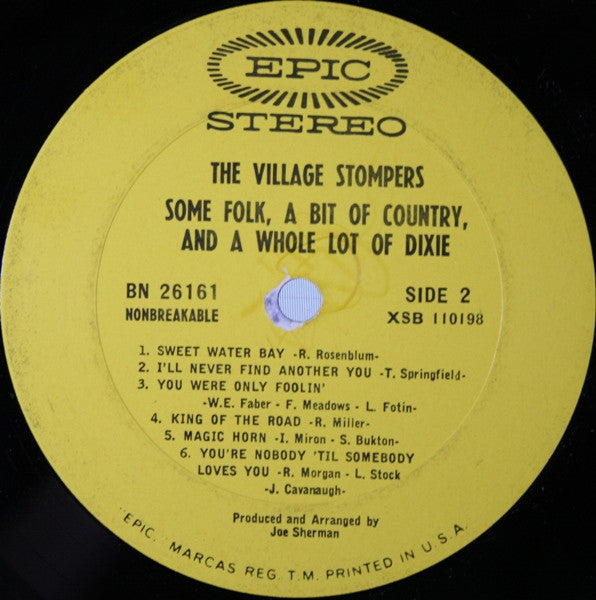 The Village Stompers : Some Folk, A Bit Of Country And A Whole Lot Of Dixie (LP, Album, San)