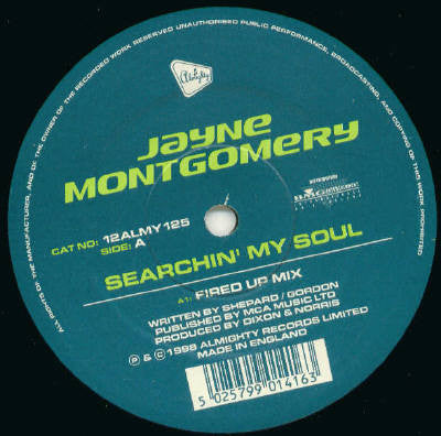 Jayne Montgomery : Searchin' My Soul (12")