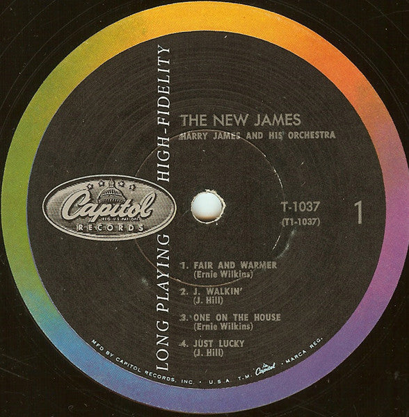 Harry James And His Orchestra : The New James (LP, Album)