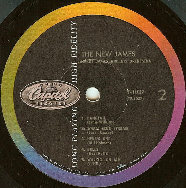 Harry James And His Orchestra : The New James (LP, Album)