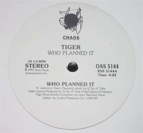 Tiger : Who Planned It (12")