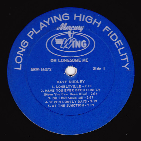 Dave Dudley : Oh Lonesome Me (LP, Album, RE)