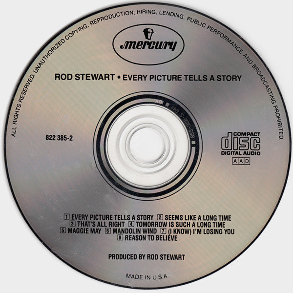 Rod Stewart : Every Picture Tells A Story (CD, Album, RE)