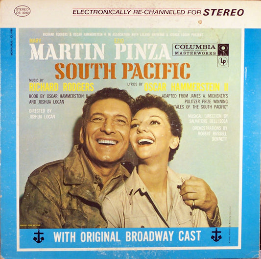 Mary Martin, Ezio Pinza, Rodgers & Hammerstein With "South Pacific" Original Broadway Cast : South Pacific (LP, Album, RE, Gat)