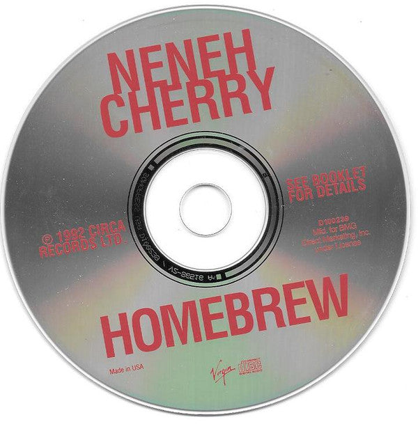Neneh Cherry : Homebrew (CD, Album, Club, BMG)
