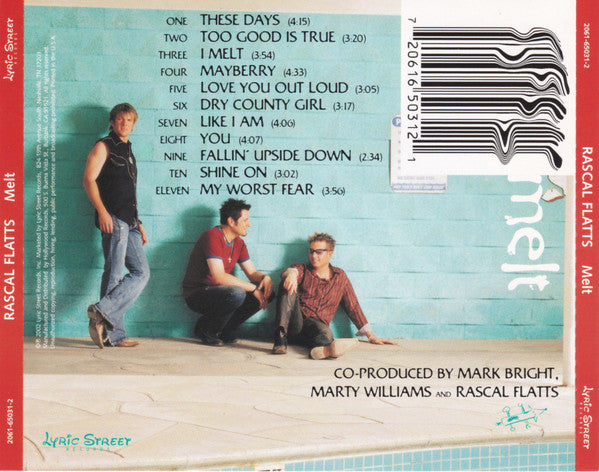 Rascal Flatts : Melt (CD, Album, Enh)