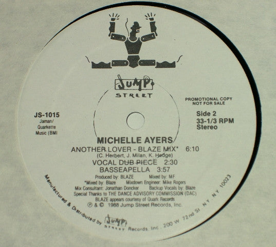 Michelle Ayers : Another Lover (12", Promo)