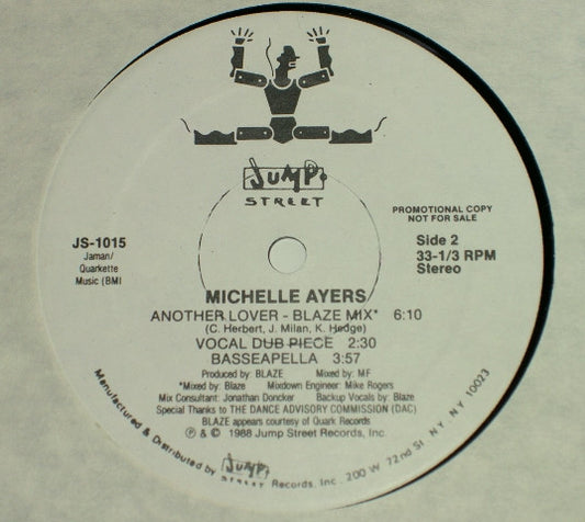 Michelle Ayers : Another Lover (12", Promo)