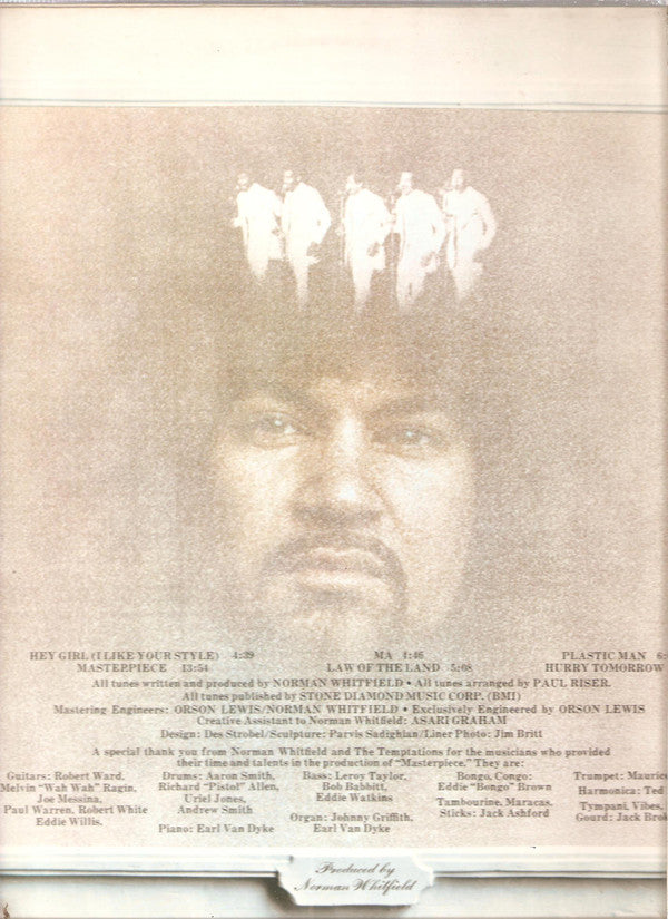 The Temptations : Masterpiece (LP, Album, RE)