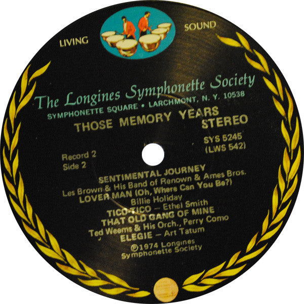 Various : Those Memory Years (6xLP, Comp + Box)