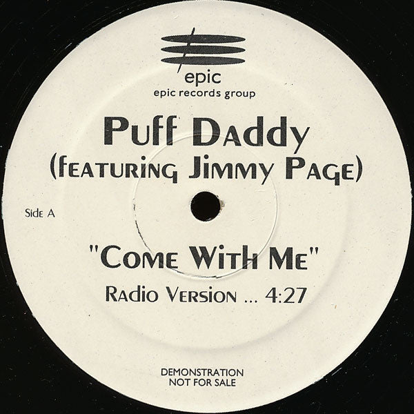 Puff Daddy featuring Jimmy Page : Come With Me (12", Promo)