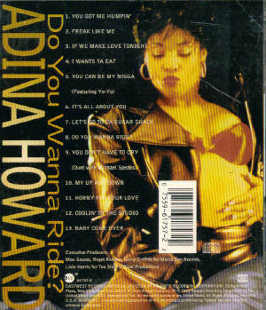 Adina Howard : Do You Wanna Ride? (CD, Album, Club)