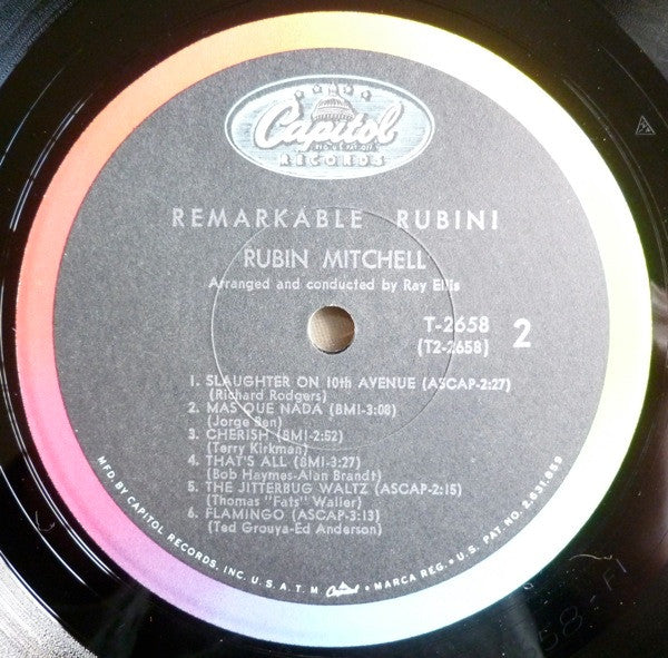 Rubin Mitchell : Presenting Rubin Mitchell (LP, Album, Mono)