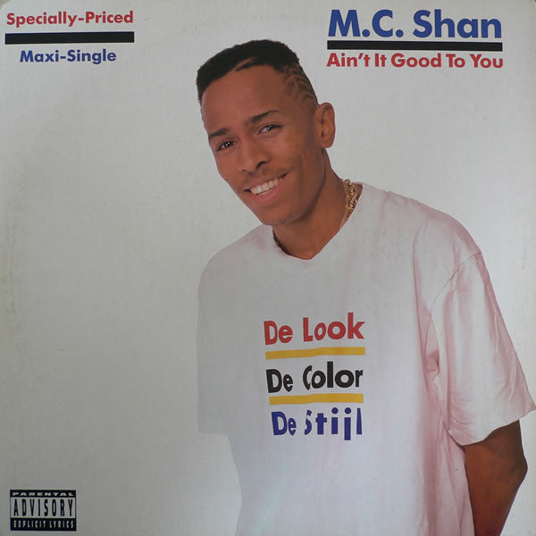 MC Shan : Ain't It Good To You (12", Maxi)