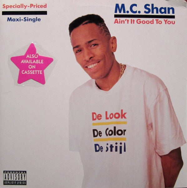 MC Shan : Ain't It Good To You (12", Maxi)