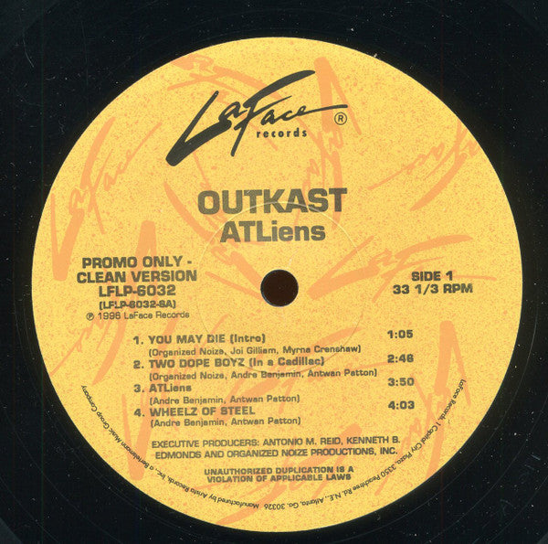 OutKast : ATLiens (Clean Version) (2xLP, Album, Promo)