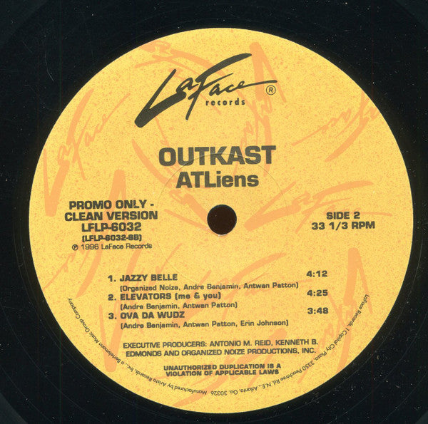 OutKast : ATLiens (Clean Version) (2xLP, Album, Promo)
