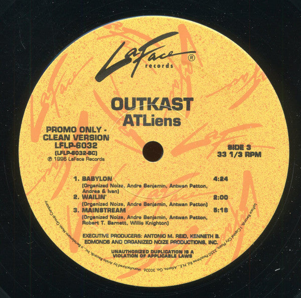 OutKast : ATLiens (Clean Version) (2xLP, Album, Promo)