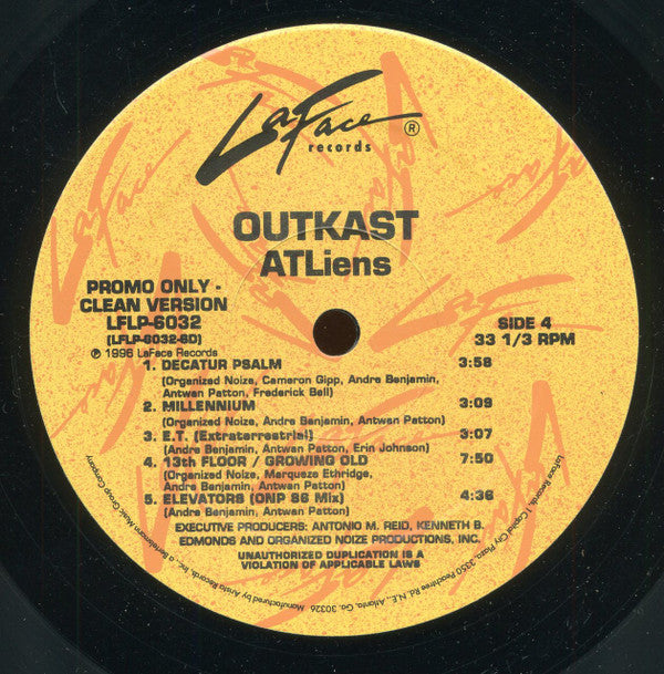 OutKast : ATLiens (Clean Version) (2xLP, Album, Promo)
