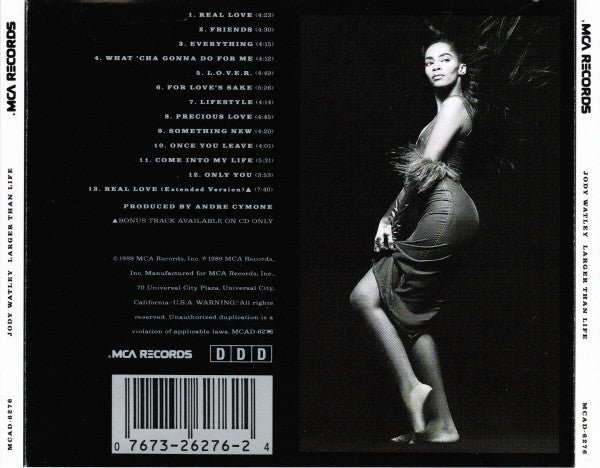 Jody Watley : Larger Than Life (CD, Album)