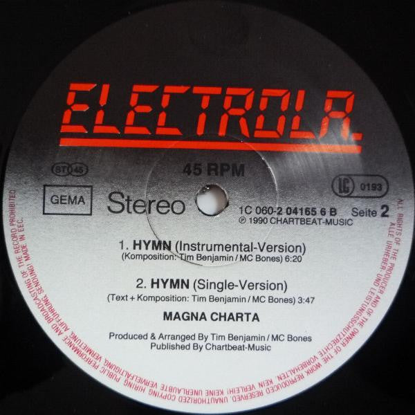 Magna Charta : Hymn (12", Maxi)