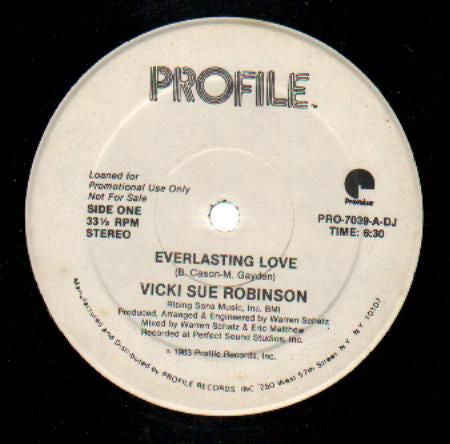 Vicki Sue Robinson : Everlasting Love (12", Single, Promo)