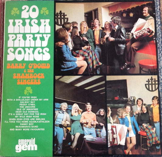 Barry O'Dowd & The Shamrock Singers : 20 Irish Party Songs (LP)
