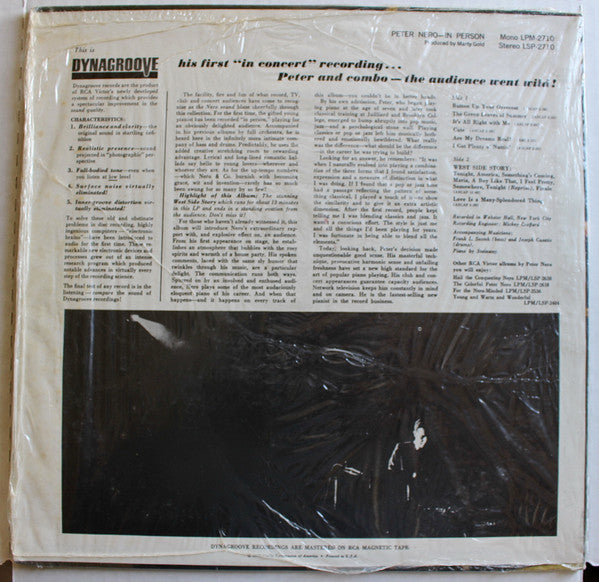 Peter Nero : In Person (LP, Mono, Ind)