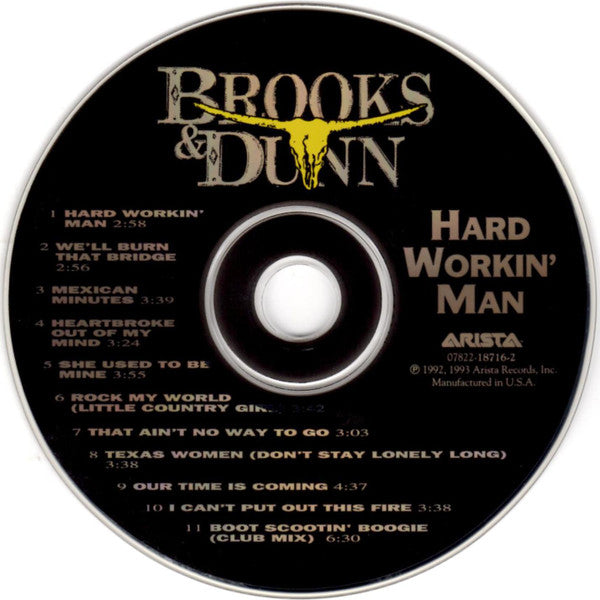 Brooks & Dunn : Hard Workin' Man (CD, Album)