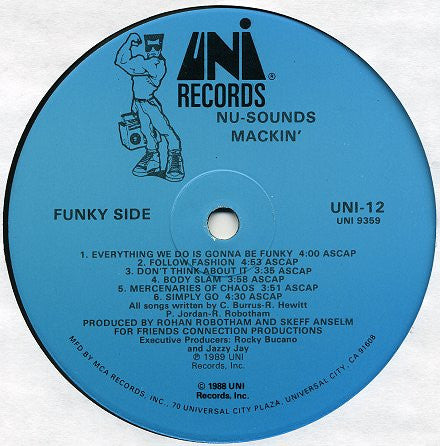 Nu-Sounds : Mackin' (LP, Album)