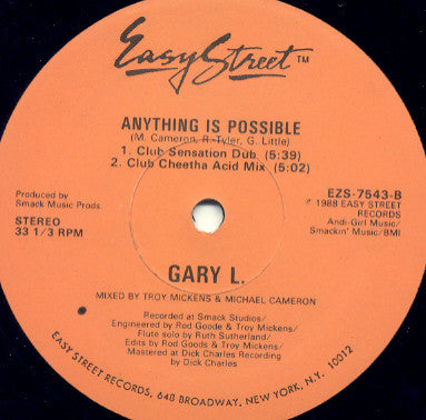 Gary Little : Anything Is Possible (12")