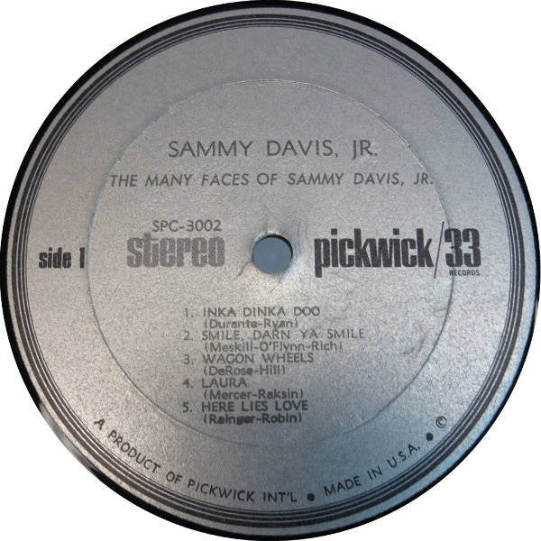 Sammy Davis Jr. : The Many Faces Of Sammy Davis, Jr. (LP, Comp)
