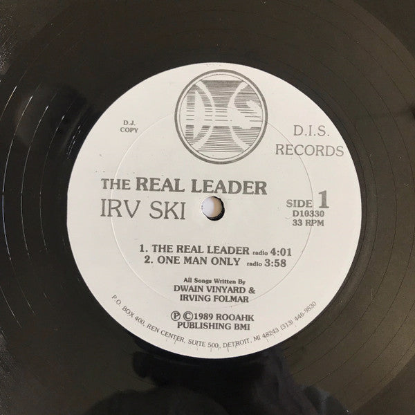 Irv Ski : The Real Leader (12", Promo)