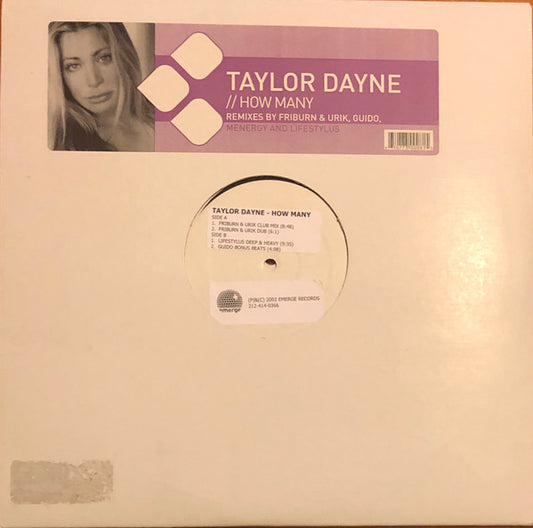 Taylor Dayne : How Many (2x12", W/Lbl)