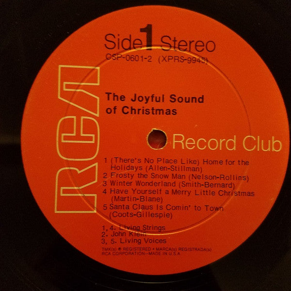 Various : The Joyful Sound Of Christmas (2xLP, Comp, Club)