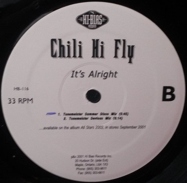 Chili Hi Fly : It's Alright (12")