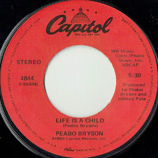 Peabo Bryson : Minute By Minute (7")